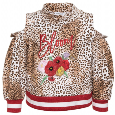 193619RC-3052 Sweater Leopard Monnalisa 193619RC-3052 Sweater Leopard Monnalisa